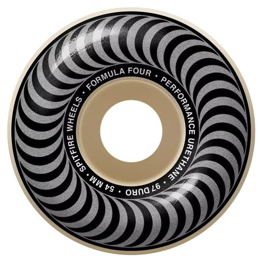 Spitfire - F4 Classic Skateboard Wheels - Black/Grey 54mm