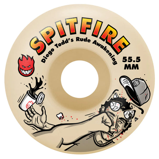 Spitfire - F4 Diego Todd Rude Awakening Classic Skateboard Wheel 55.5mm