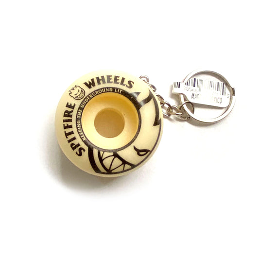 Spitfire - Wheel Keychain - Natural