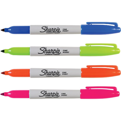 Sharpie Fine Tip Permanent Markers - Fun [x4 colors]