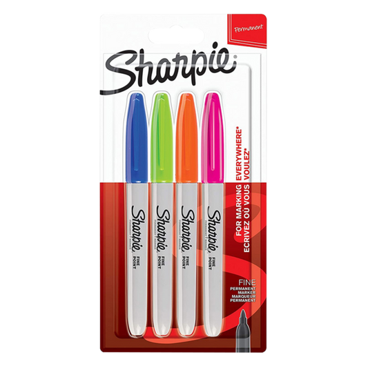 Sharpie Fine Tip Permanent Markers - Fun [x4 colors]