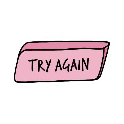 Space Sticker # 24 - Try Again