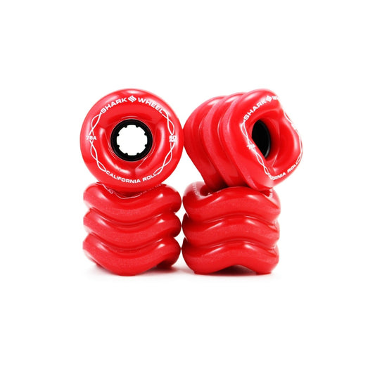 Shark Wheel California Roll 60 MM, 78A - Red (set of 4) - LocoSonix