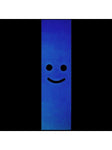 Flik Graphic 9" Glow-In-The-Dark Griptape Sheet - Smile Blue - LocoSonix