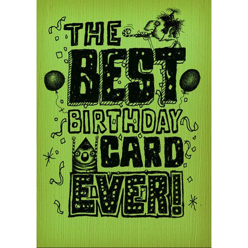 Bald Guy Birthday - The best Birthday card ever!!! Greeting Card - LocoSonix