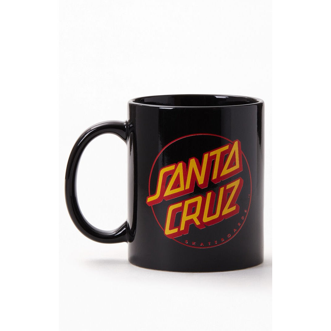 Santa Cruz Classic Dot Mug - Black 11o