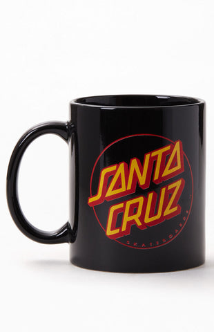 Santa Cruz CLASSIC DOT Mug - Black 11oz [47433]