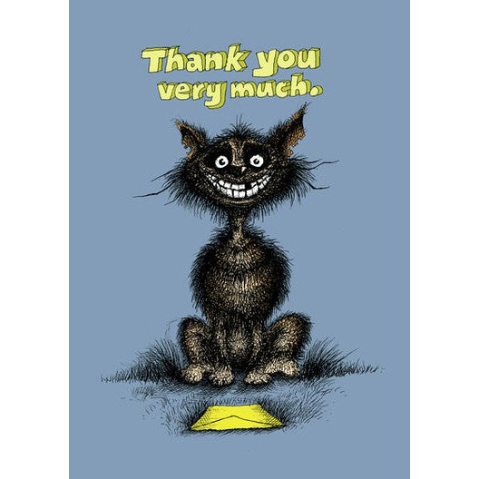 Bald Guy Thank You Card - keep doing things for me Greeting Card - LocoSonix