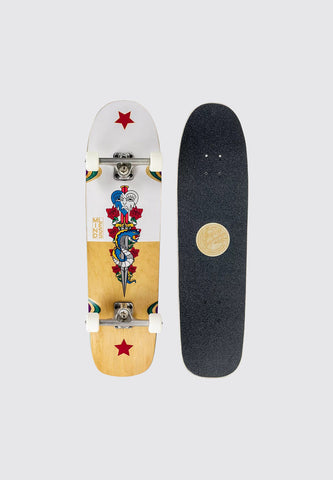 Mindless FLASH SNAKE Longboard Complete - Natural/White 32"