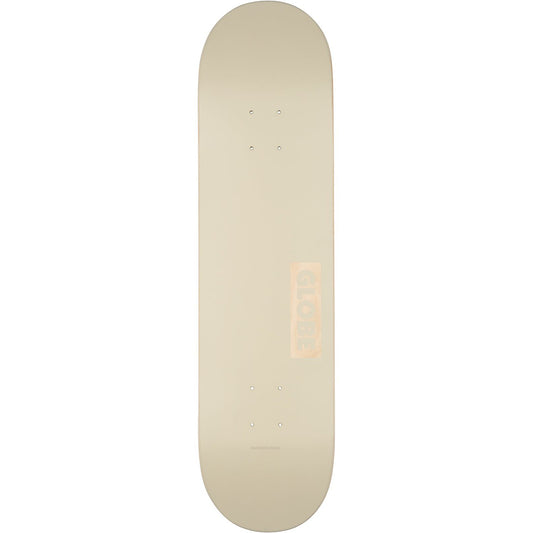 Globe Goodstock Skateboard Deck - Off White 8"