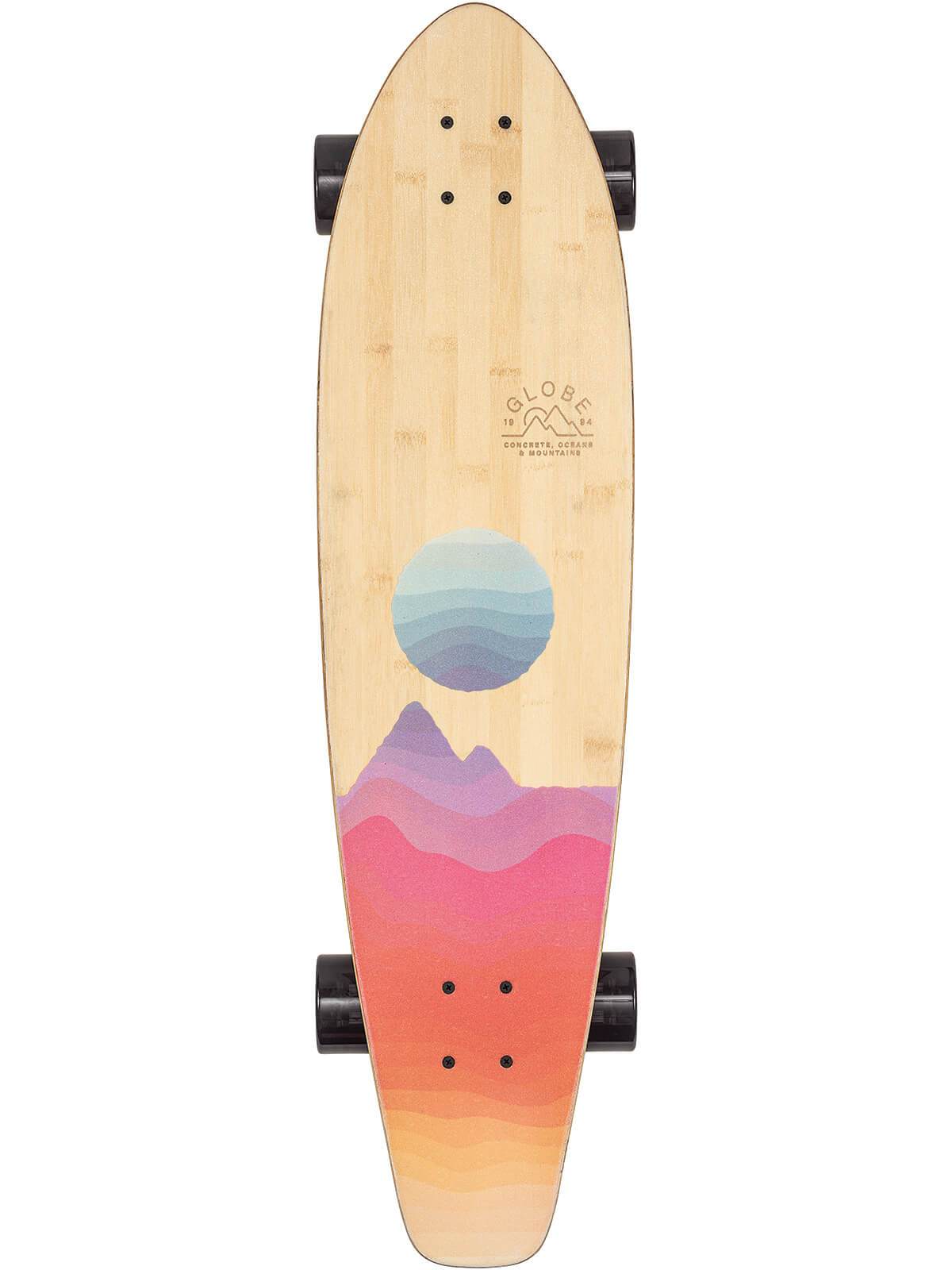 Globe Arcadia Longboard Complete - Bamboo/Mountains 36"
