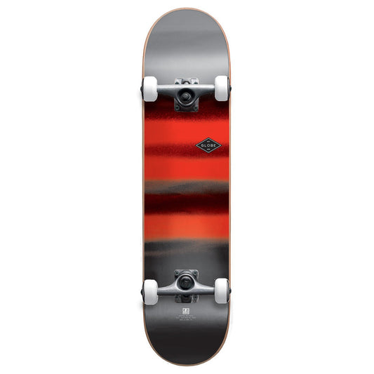 Globe G1 FULL ON Skateboard Complete - Charcoal/Chromantic 8"