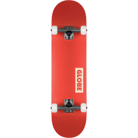 Globe GOODSTOCK Skateboard Complete - Red 7.75"