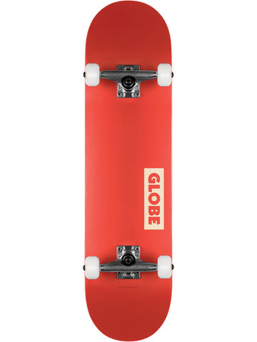 Globe GOODSTOCK Skateboard Complete - Red 7.75"