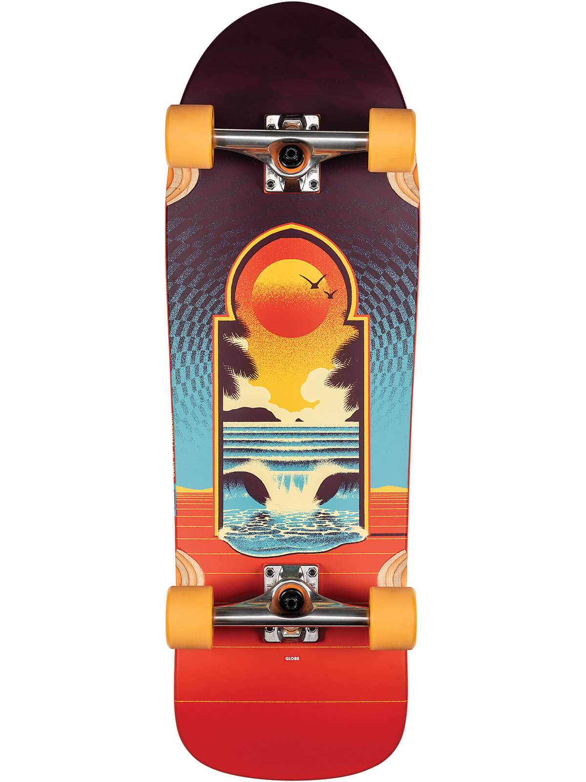 Globe Aperture Longboard Complete - Cult Of Freedom/Portal 31"