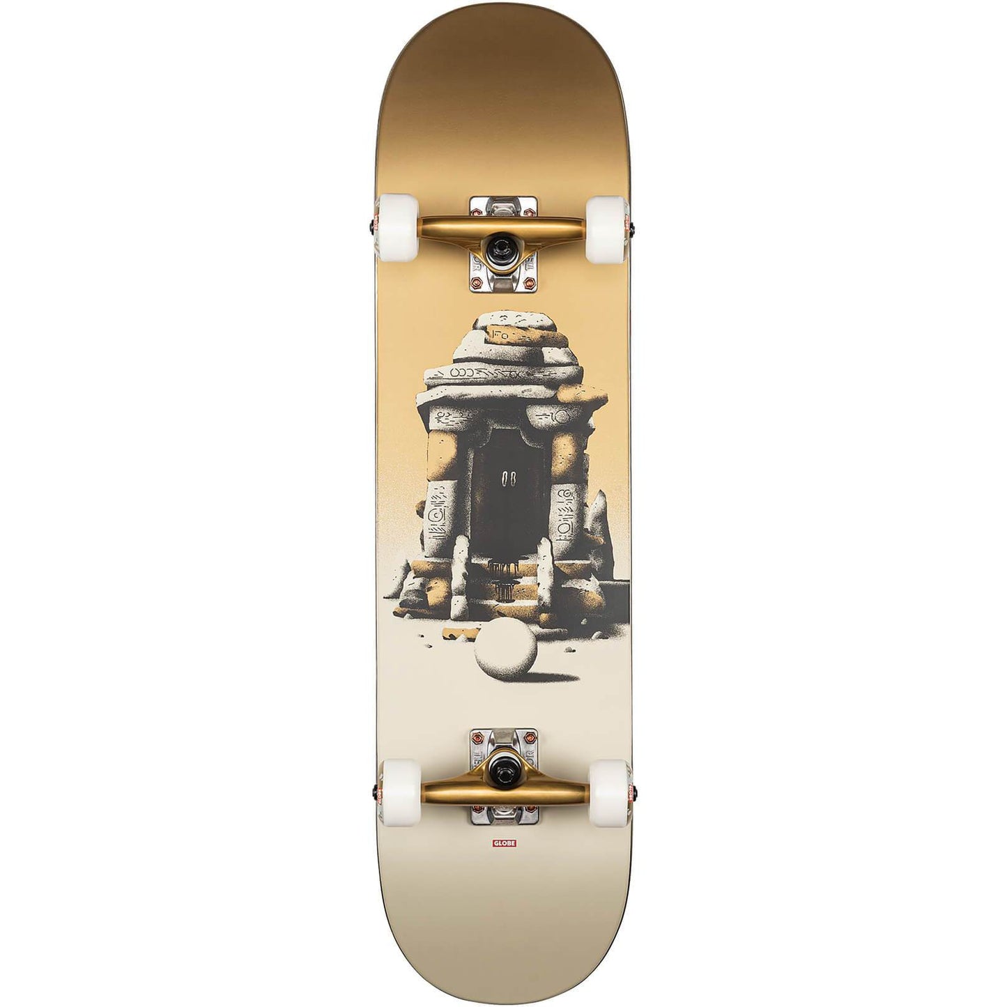 Globe G2 ON THE BRINK Skateboard Complete - Shelter 8"