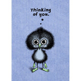 Bald Guy Thinking of You - It's not all good stuff Greeting Card - LocoSonix