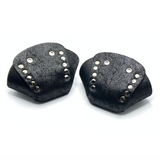 Rollerstuff GLITTER SUEDE Toe Cap - Black [set/2]