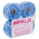 Impala LIGHT UP Roller Skates Wheels - Blue 62mm [set/4]