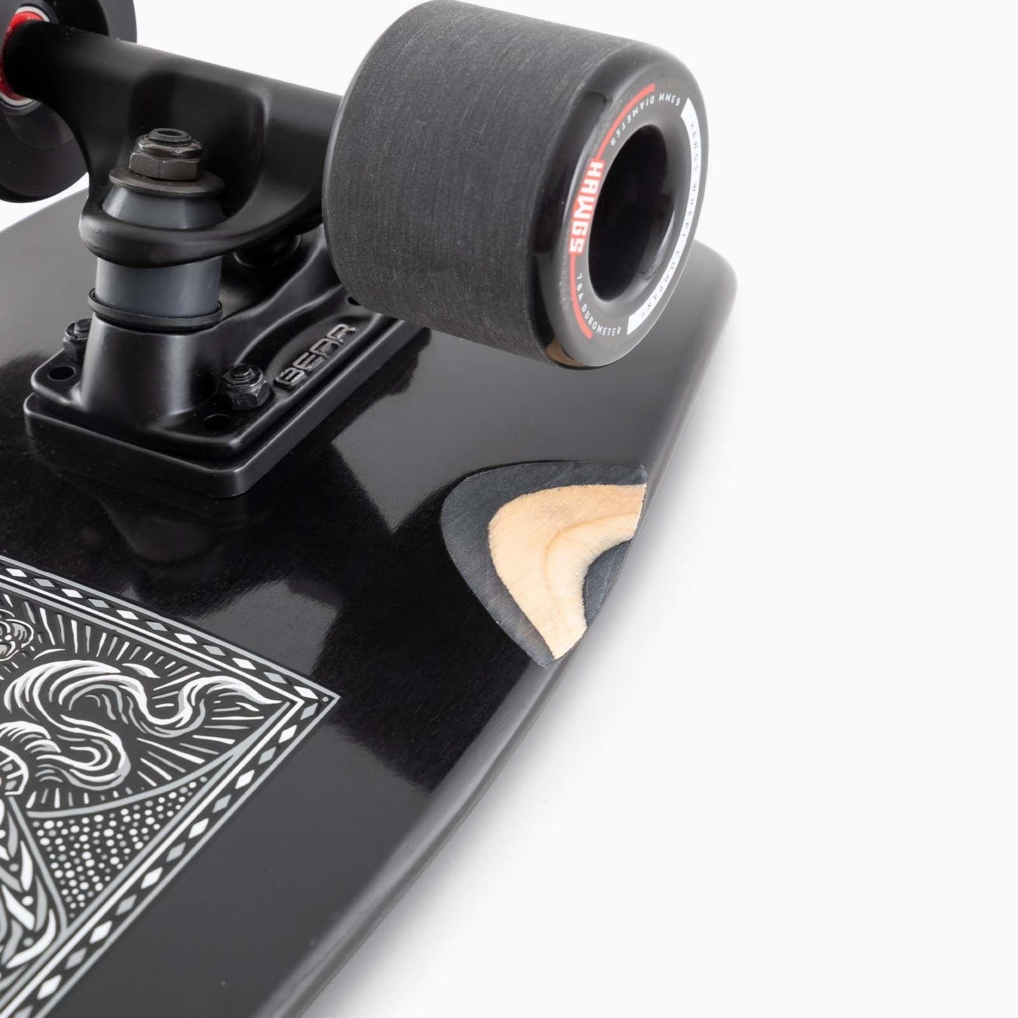 Landyachtz Dinghy Coffin Xl Card Cruiser Longboard Complete 28.5"