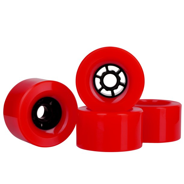 Cal-7 Fly Wheel Longboard Wheels - Red 90mm 78A