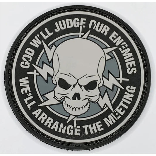 Missions Skull God Will Judge PVC Patch