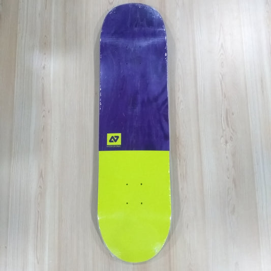 HydroPonic Clean Skateboard Deck - Yellow/Purple