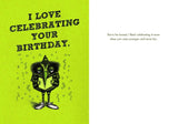 Bald Guy Birthday - I love celebrating your birthday Greeting Card - LocoSonix