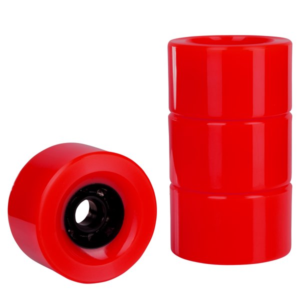 Cal-7 Fly Wheel Longboard Wheels - Red 90mm 78A