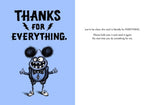 Bald Guy TY - Thanks for EVERYTHING Greeting Card - LocoSonix