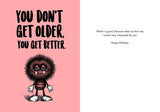 Bald Guy Birthday - You don't get Older. You get better. Greeting Card - LocoSonix