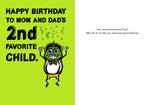 Bald Guy Birthday - Mom and Dad's 2nd Favorite Greeting Card - LocoSonix