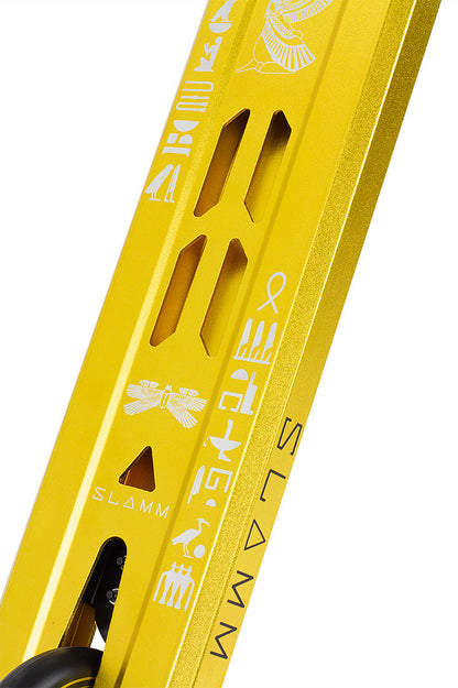 Slamm Sentinel V4 Stunt Scooter - Gold 24.5"