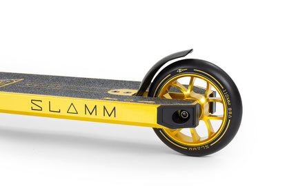 Slamm Sentinel V4 Stunt Scooter - Gold 24.5"
