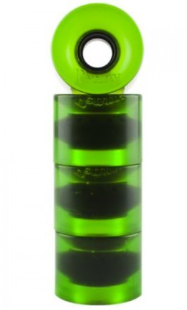 Penny Transparent Longboard Wheels - Green 59mm 83A