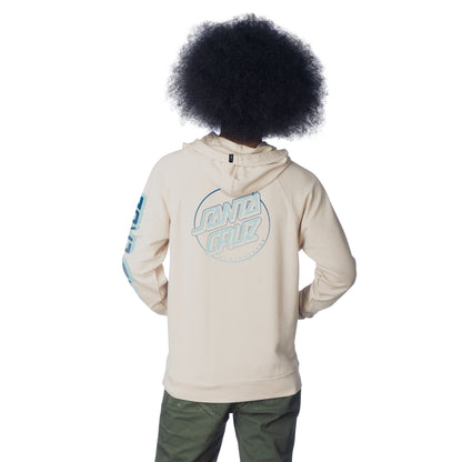 Santa Cruz Void Dot Fade Lightweight Hoodie - Sand