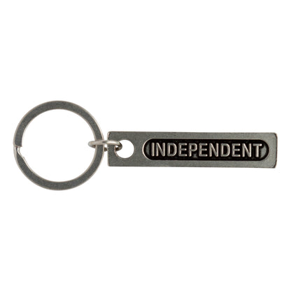 Independent Baseplate Keychain - Antique Nickle