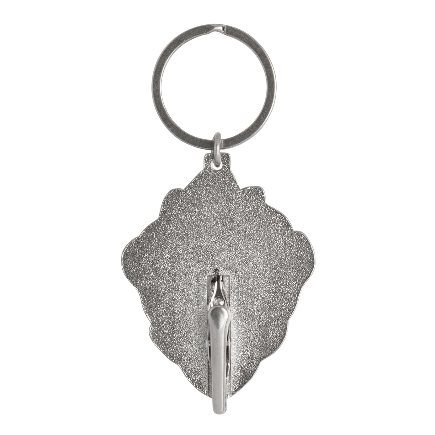 Creature Bonehead Flame Keychain - Antique Nickle