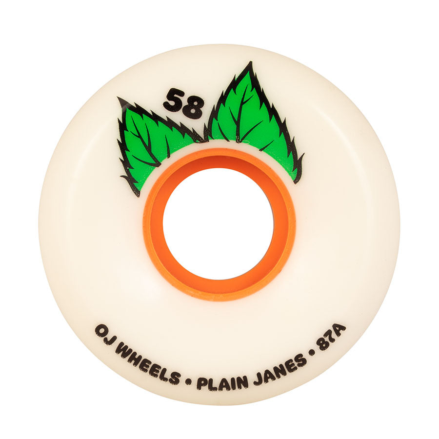 OJ Plain Jane Keyframe Skateboard Wheels 58mm 87A [set/4]