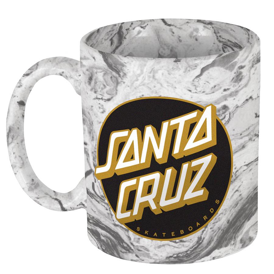 Santa Cruz Classic Dot Mug - Grey 11oz