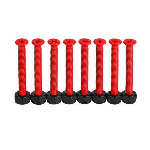 Cal-7 COLORED Phillips Bolts - RED