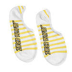 Santa Cruz Strip No Show Assorted Socks - Lilac/Yellow/Grey [women] [3 pairs]