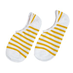 Santa Cruz Strip No Show Assorted Socks - Lilac/Yellow/Grey [women] [3 pairs]