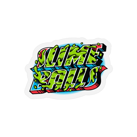Slime Balls GREETINGS FROM SB CLEAR Sticker 3.5x2.5"