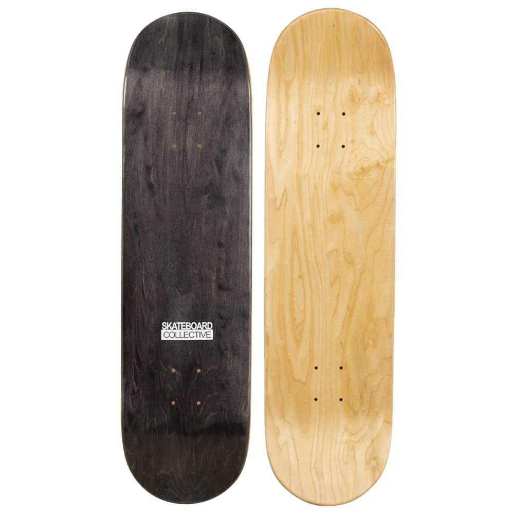 Collective Wide Blank Skateboard Deck - Black