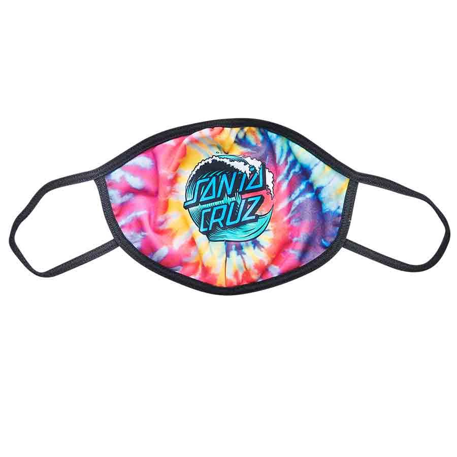 Santa Cruz Wave Dot Facemask - Tie-Dye