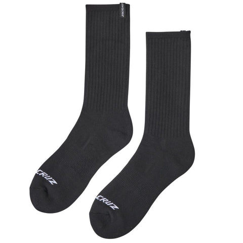 Santa Cruz Decoder Crew Socks - Black 9-11 [men]
