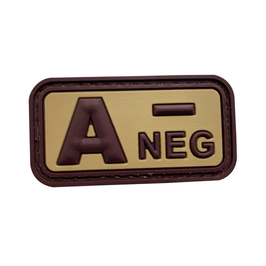 Missions A Negative PVC Patch - Brown