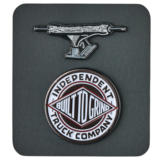 Independent BTG Pin Set - Black/White/Red