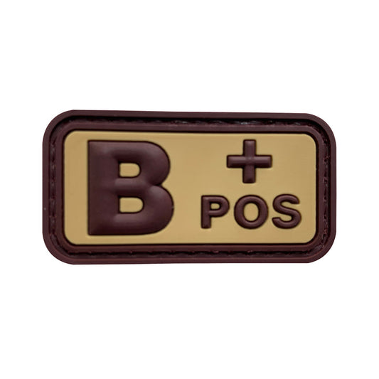 Missions B Positive PVC Patch - Brown